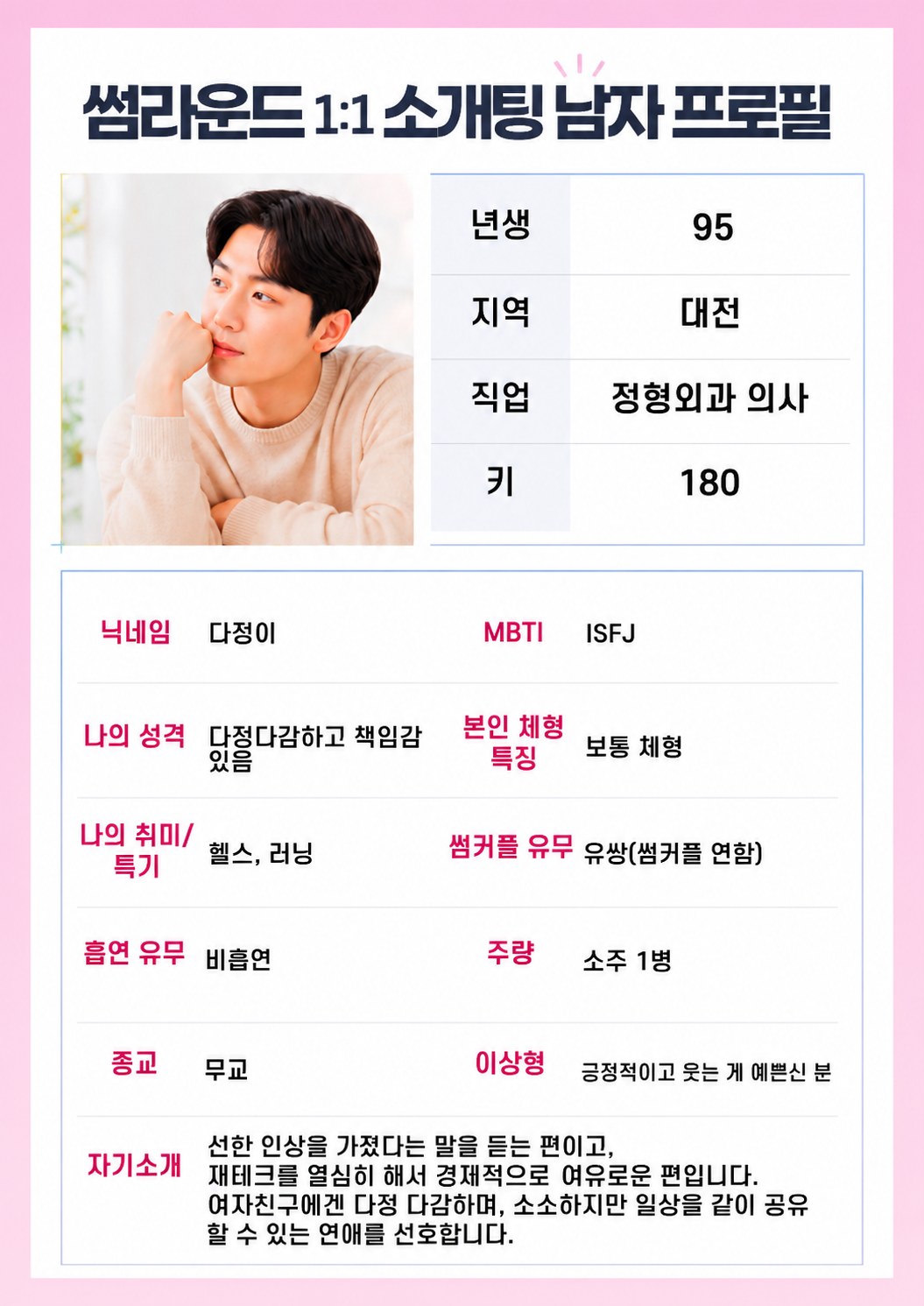 실제 프로필 이미지 예시